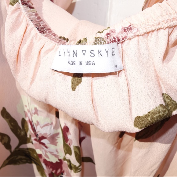 FLYNN SKYE skirt & top blush with floral print - Picture 4 of 6